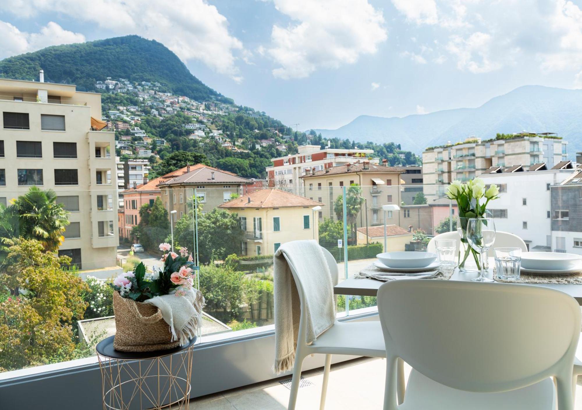 Regalia Suites - Free Parking Lugano Esterno foto